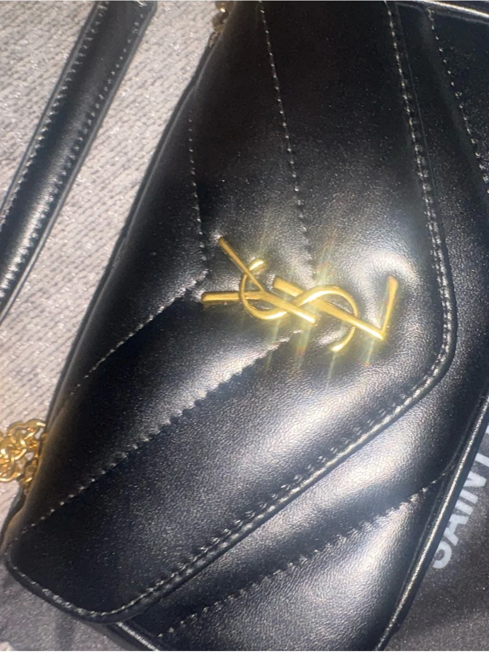 Saint Laurent compact quilted